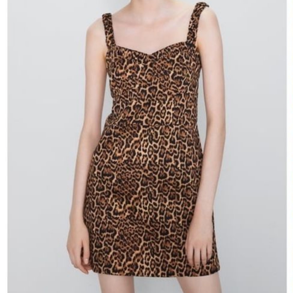 Zara Bodycon Bustier Mini Dress